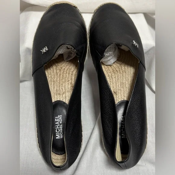 Michael Kors Black
Leather Espadrille
Slip-On Flats Size 9M - Picture 6 of 14